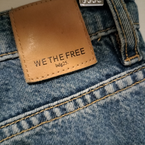 We The Free Distressed Denim Jeans Flare Leg - Picture 7 of 10